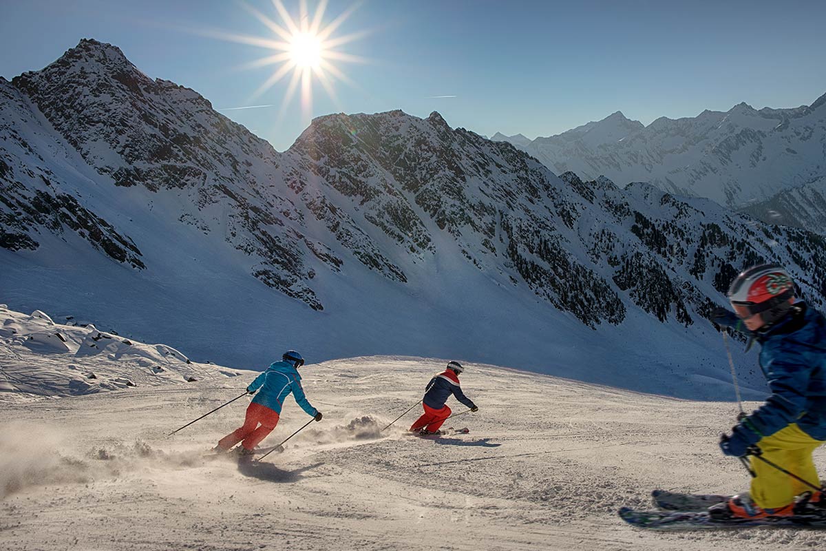 Snowboard und Skifahren in der Skiworld Ahrntal